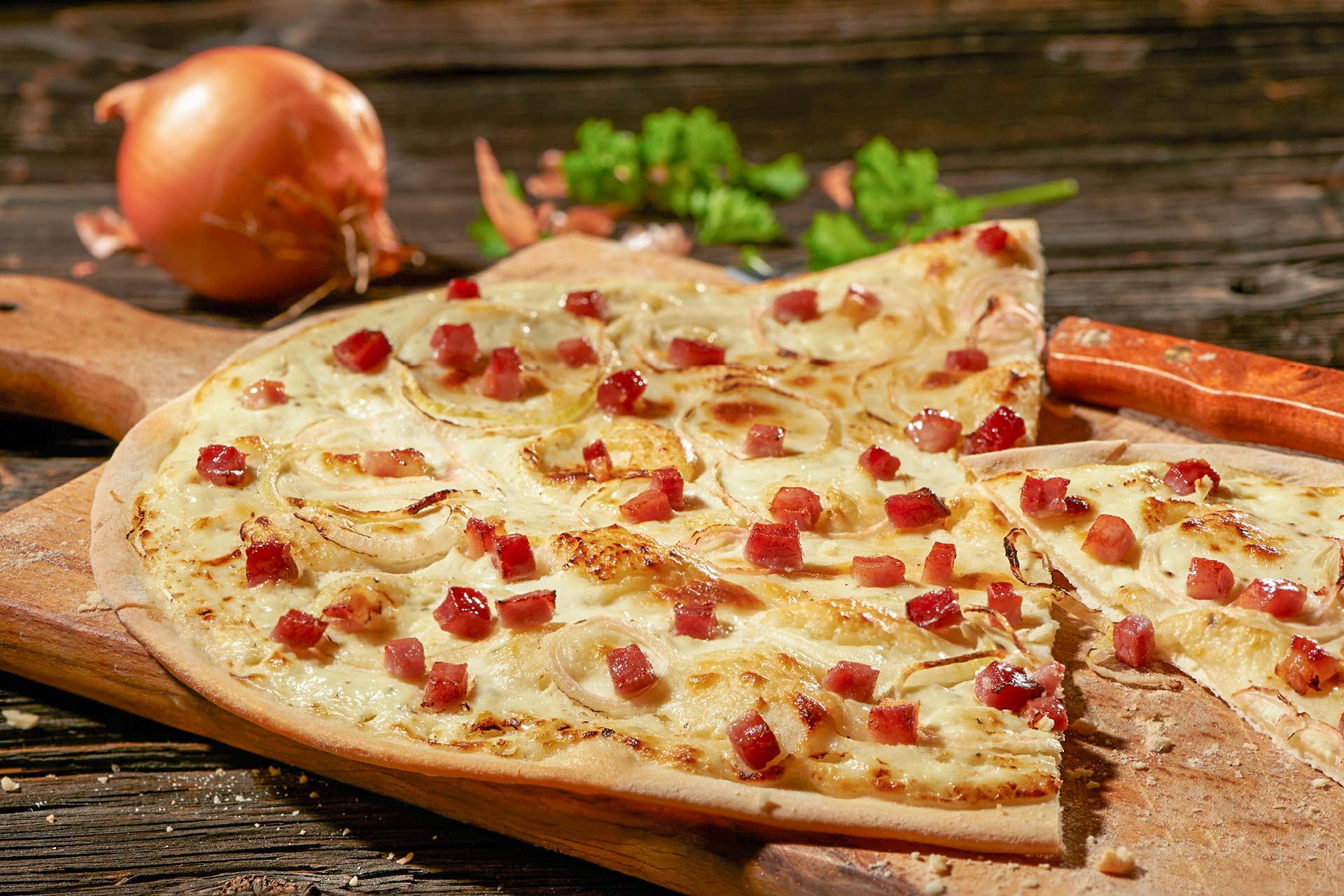 Herzhafter Flammkuchen - Schwarzwaldhof