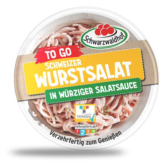 Schweizer Wurstsalat to go | mit Emmentaler