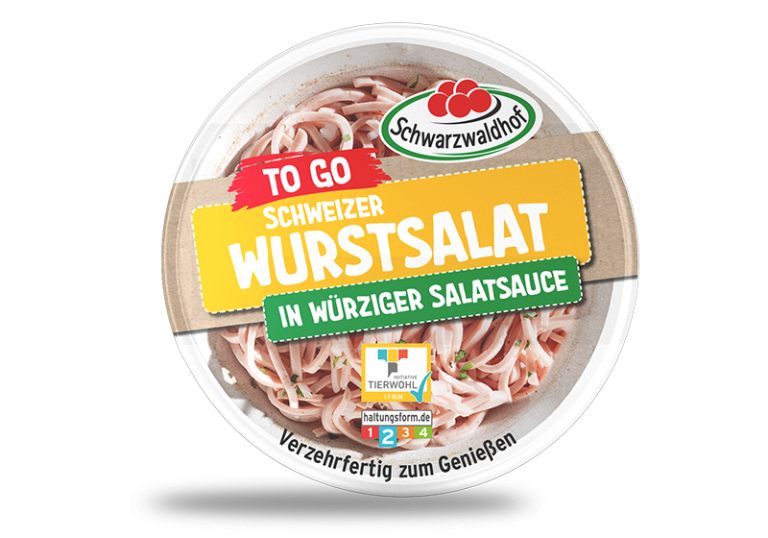 Schweizer Wurstsalat to go | mit Emmentaler