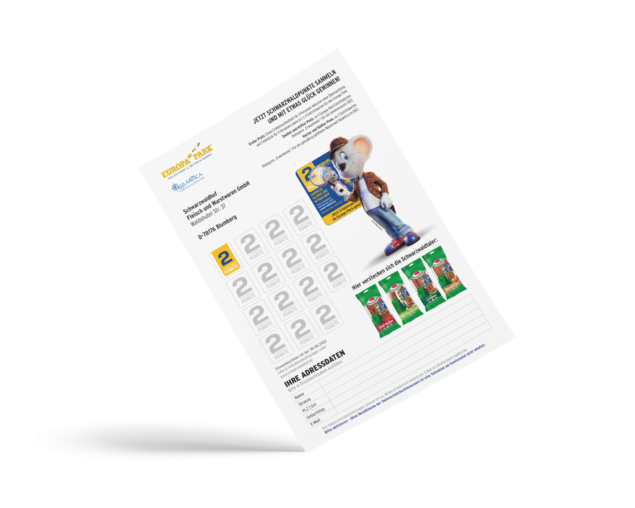 Download des Sammelbogens